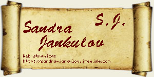 Sandra Jankulov vizit kartica